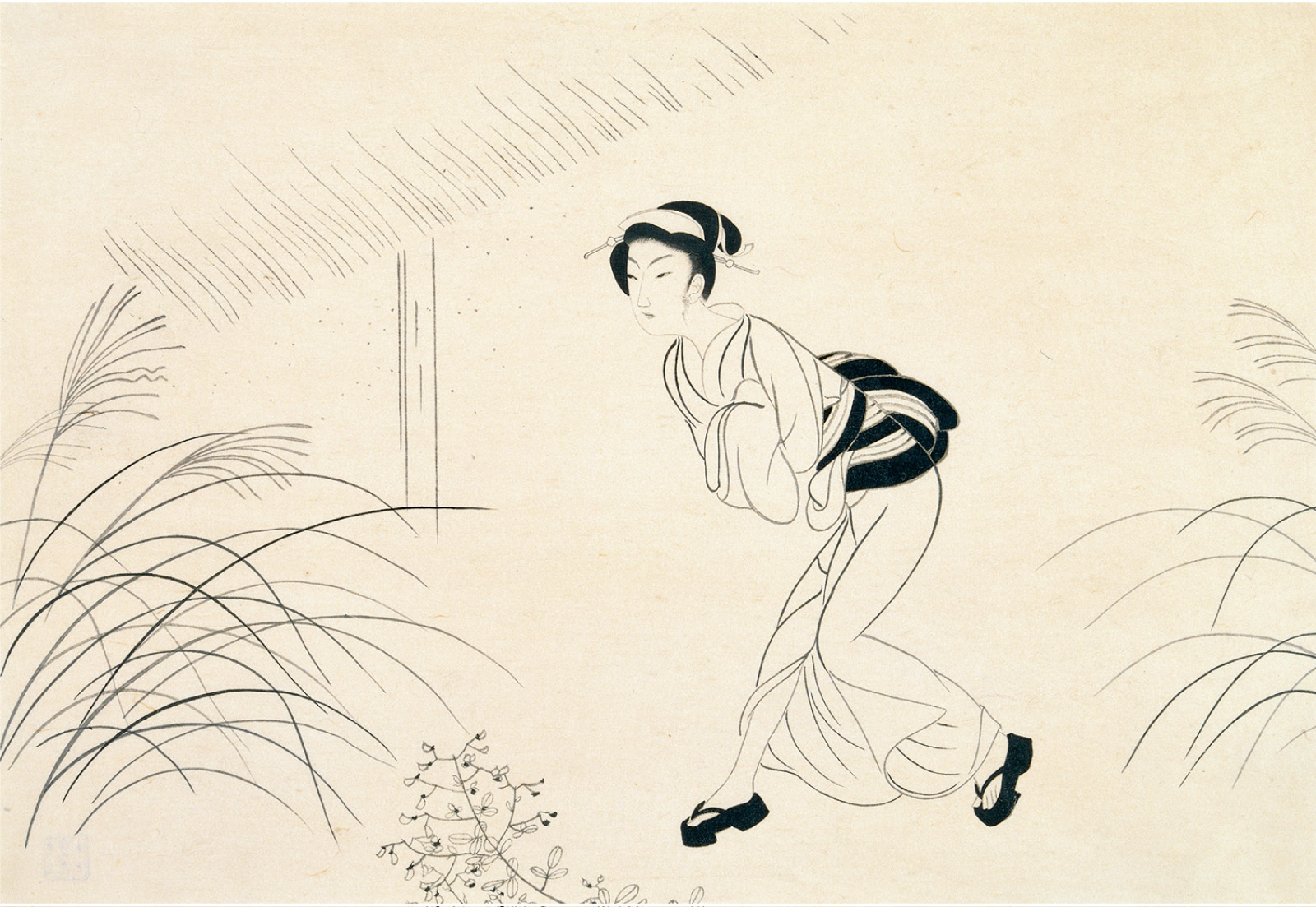 小村雪岱《おせん》