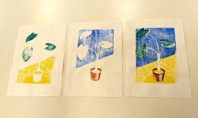 多色木版画の作品例