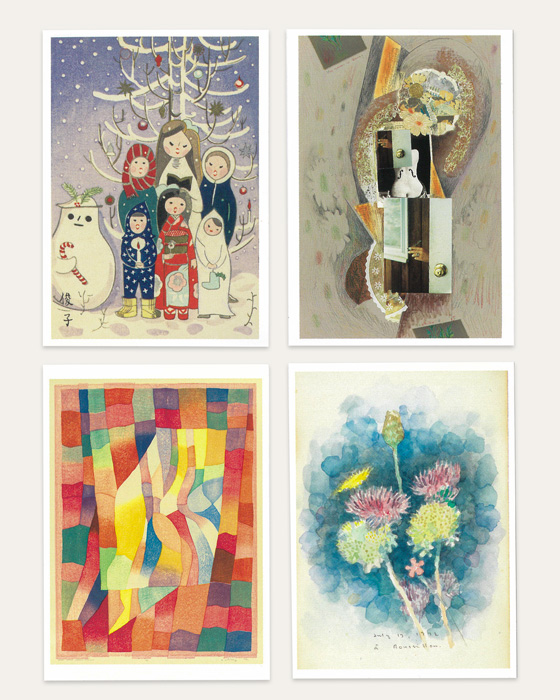 内間安瑆・俊子展 オリジナルシール（全4種）