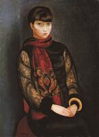 画像：キスリング《リタ・ヴァン・リアの肖像》