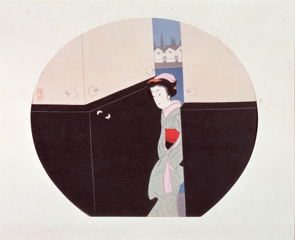 小村雪岱《河岸》