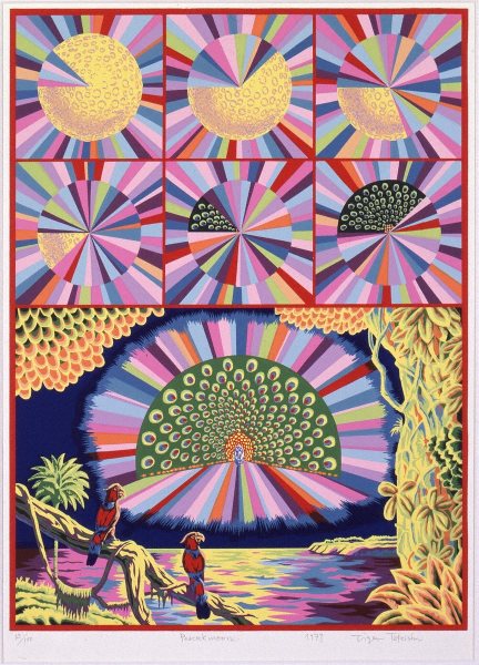タイガー立石《Peacok Moon》1979年