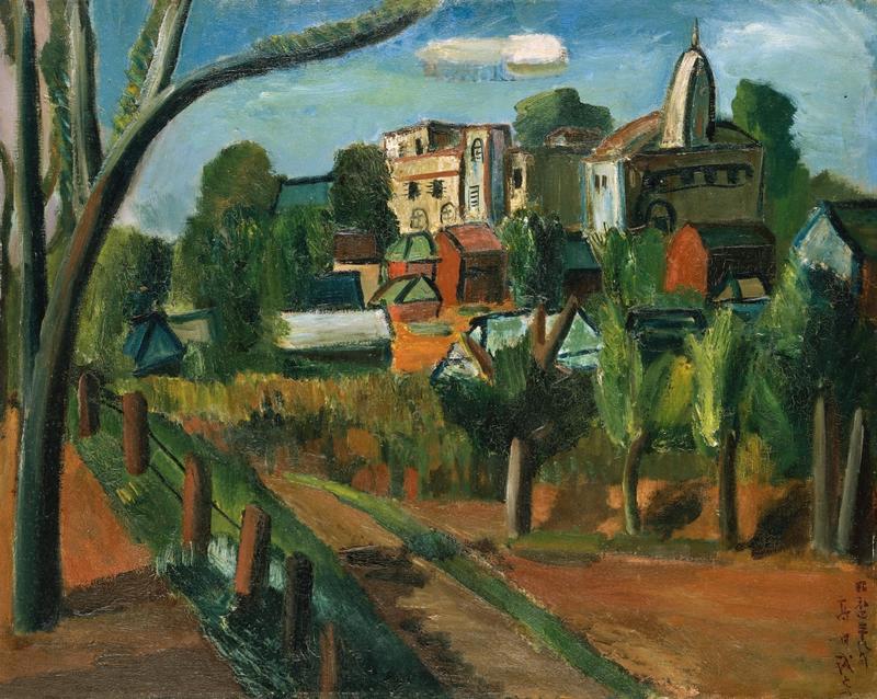 高田誠《浦和風景》1929年