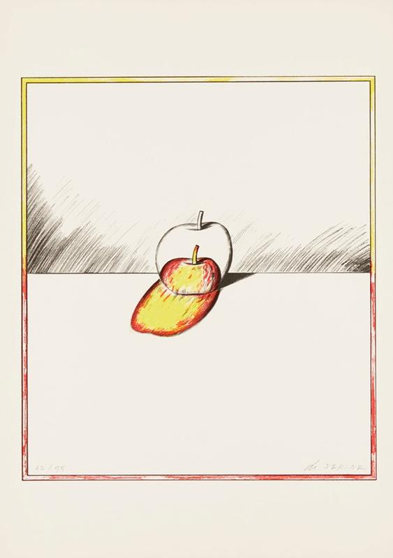 関根伸夫《おちるリンゴ》1975年